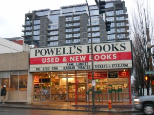 Powell's Books on Burnside Ave. in Portland