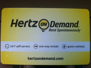 Hertz on Demand Membership Card