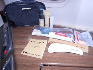 The Cathay Pacific First Class Travel Kit for Men