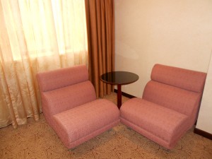 Simplistic sitting area