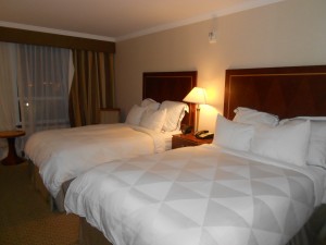 The beds were SO comfortable - they were not Radisson's typical Sleep Number beds, which I'm not particularly a fan of.